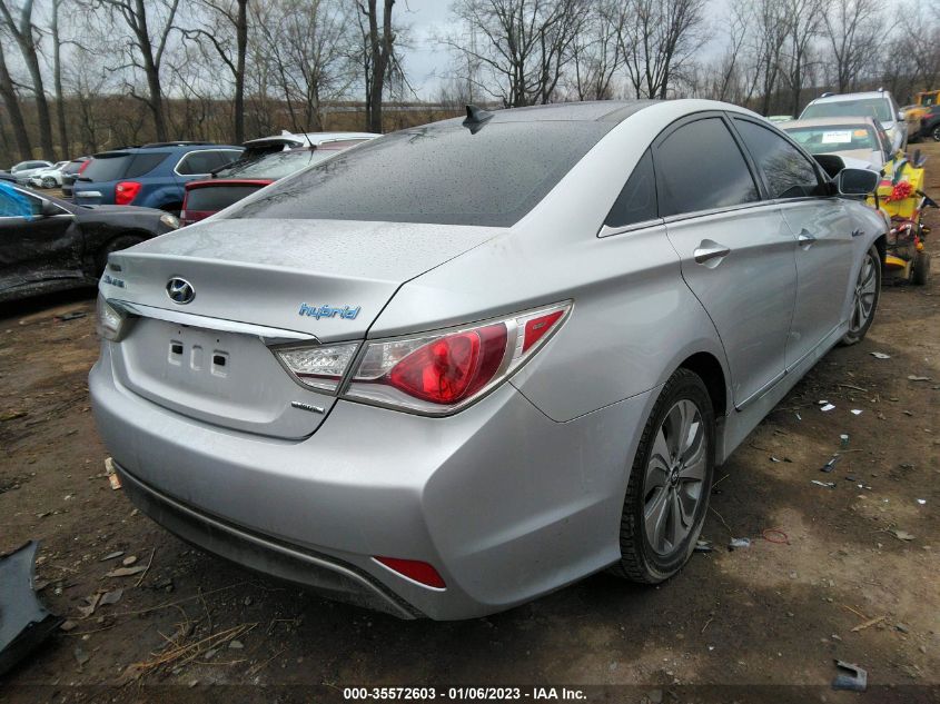 2014 HYUNDAI SONATA HYBRID LIMITED - KMHEC4A48EA106750