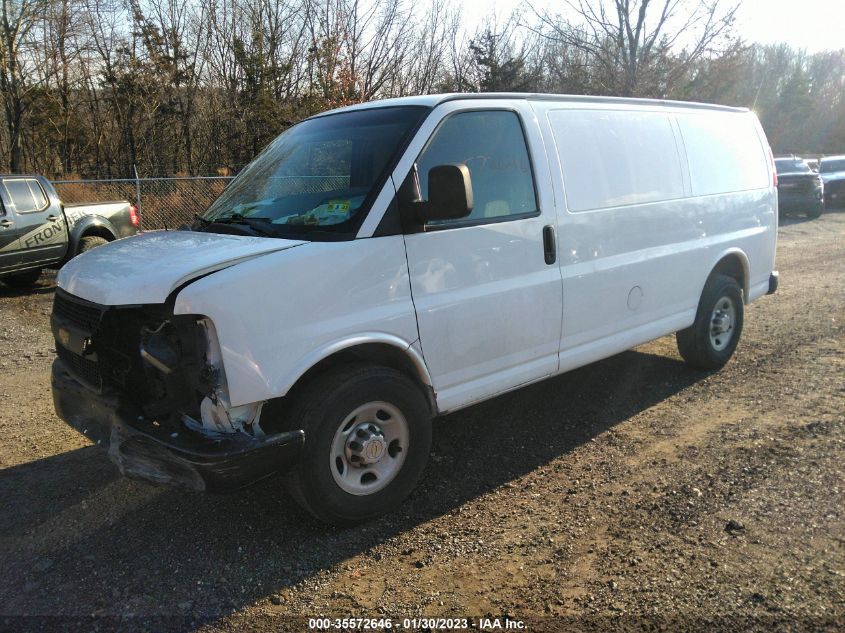 2014 CHEVROLET EXPRESS CARGO VAN 1GCWGFCA9E1122242