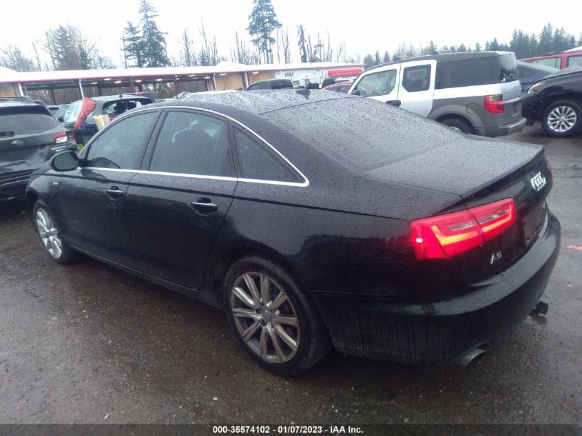 2013 AUDI A6 3.0T PREMIUM PLUS WAUGGAFCXDN132870