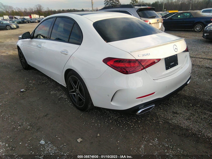 VIN W1KAF4HB1NR048647 2022 MERCEDES-BENZ C-CLASS C 300