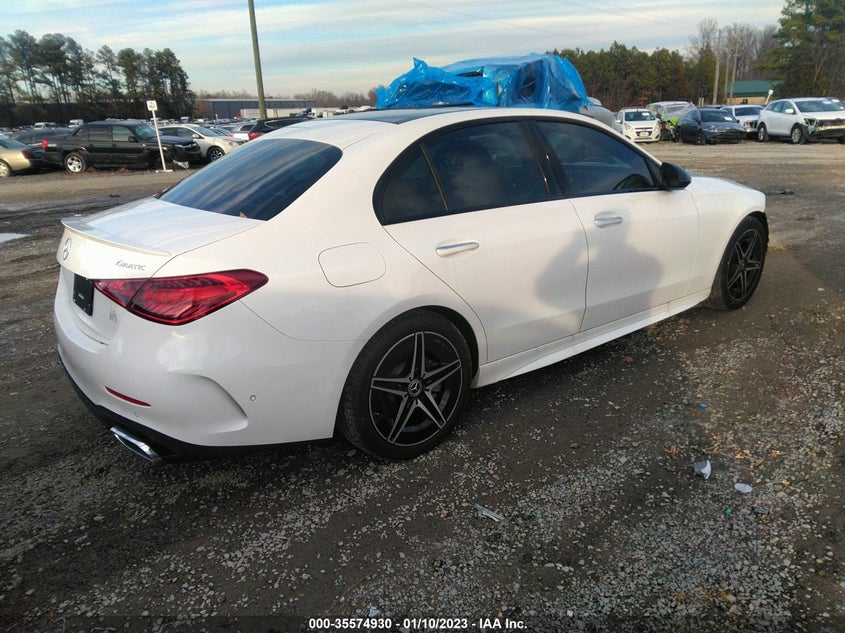 VIN W1KAF4HB1NR048647 2022 MERCEDES-BENZ C-CLASS C 300