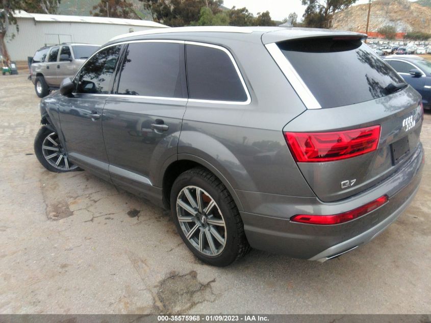 2017 AUDI Q7 PREMIUM PLUS - WA1LAAF7XHD052206