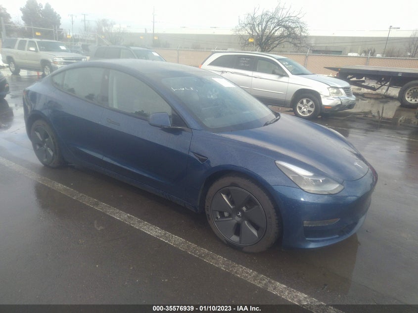 VIN 5YJ3E1EB1MF037094 2021 TESLA MODEL 3 LONG RANGE