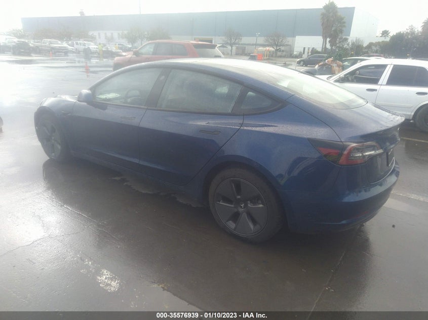 VIN 5YJ3E1EB1MF037094 2021 TESLA MODEL 3 LONG RANGE