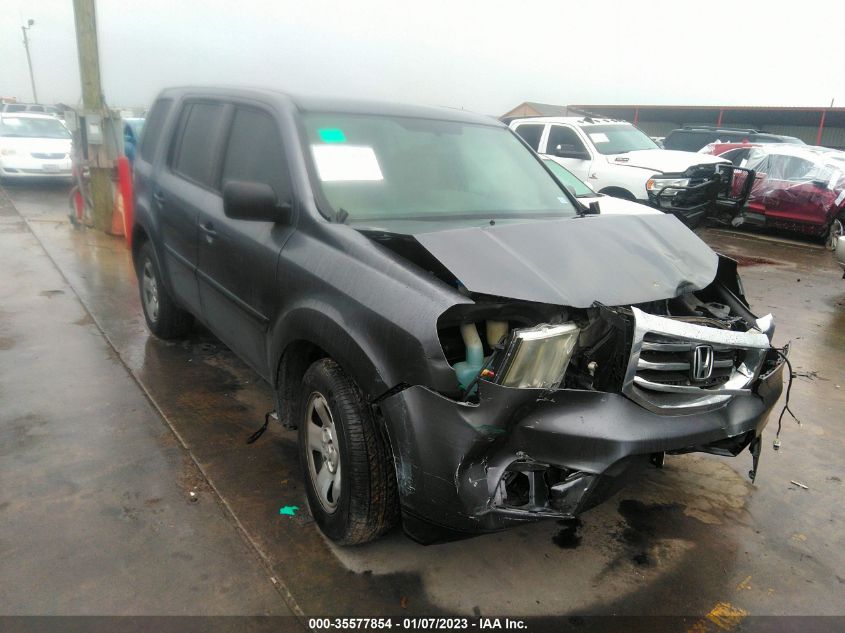 2014 HONDA PILOT LX - 5FNYF3H22EB019828