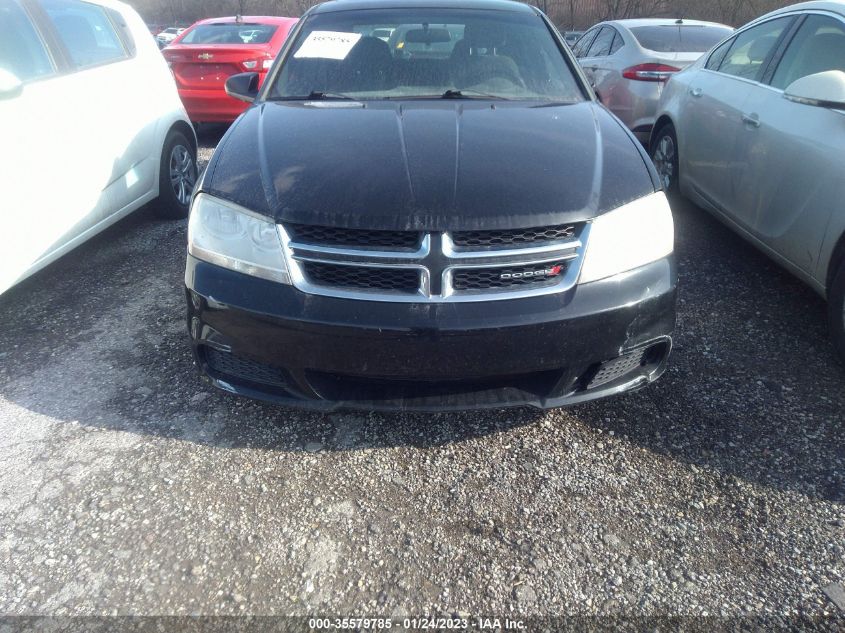 2014 DODGE AVENGER SE 1C3CDZAB5EN125693