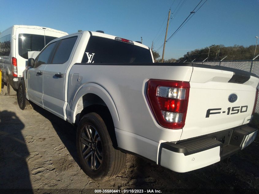 VIN 1FTEW1CP4NFB82180 2022 FORD F-150 no.3