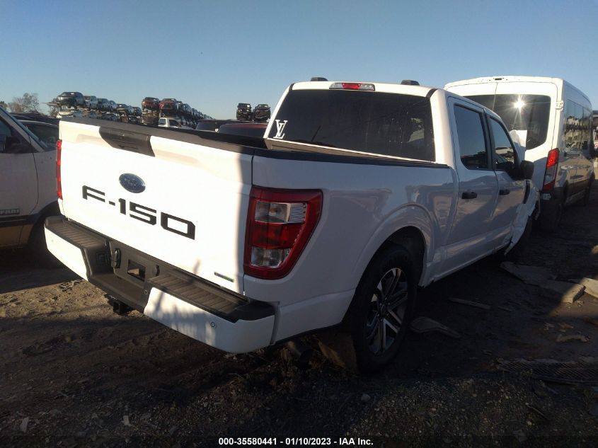 VIN 1FTEW1CP4NFB82180 2022 FORD F-150 no.4