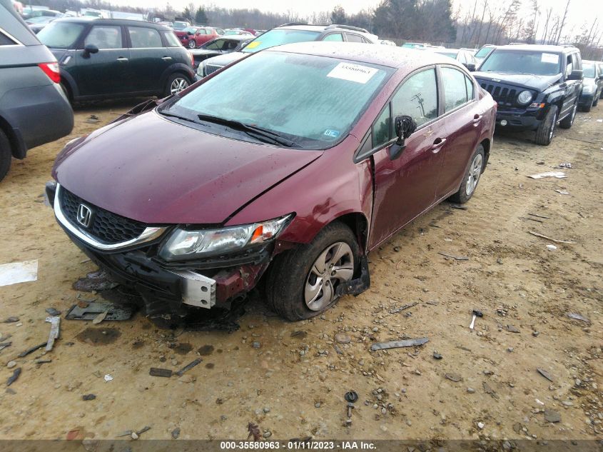 2013 HONDA CIVIC SDN LX 2HGFB2F59DH557799