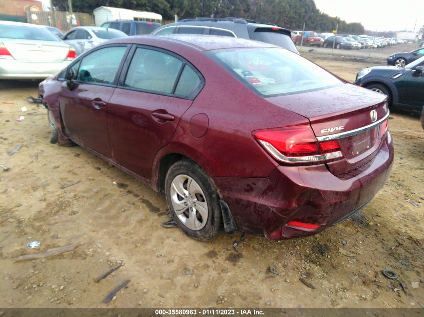 2013 HONDA CIVIC SDN LX 2HGFB2F59DH557799