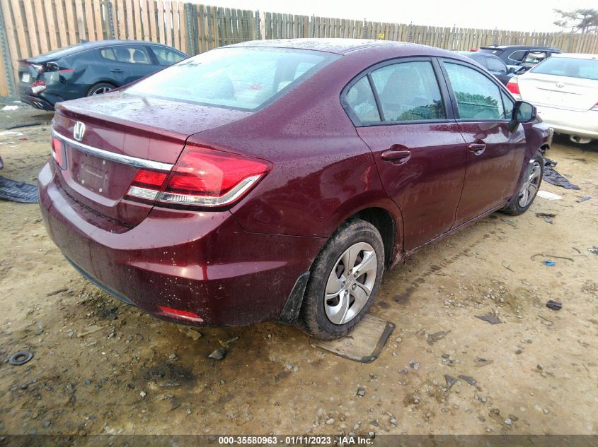 2013 HONDA CIVIC SDN LX 2HGFB2F59DH557799