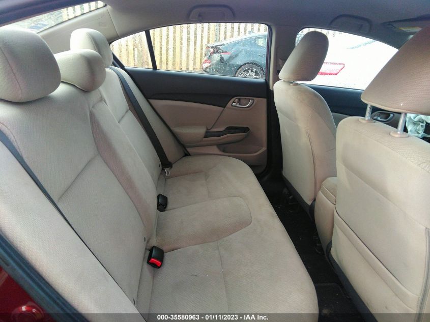 2013 HONDA CIVIC SDN LX 2HGFB2F59DH557799