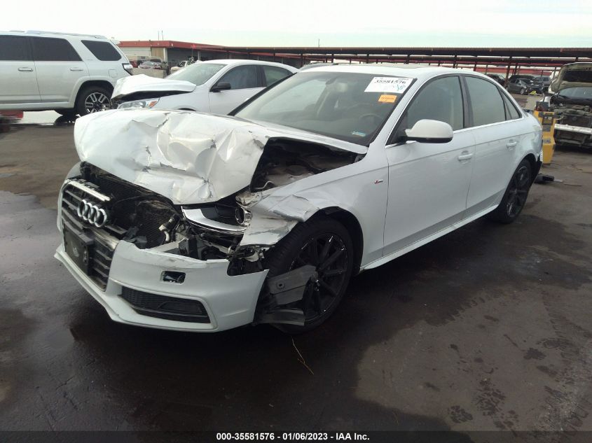 2014 AUDI A4 PREMIUM PLUS WAUFFAFLXEN033773