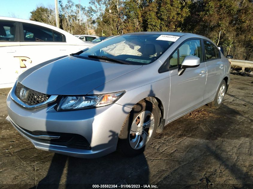 2013 HONDA CIVIC SDN LX 2HGFB2F52DH584259