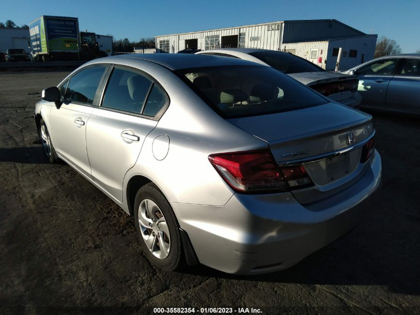 2013 HONDA CIVIC SDN LX 2HGFB2F52DH584259