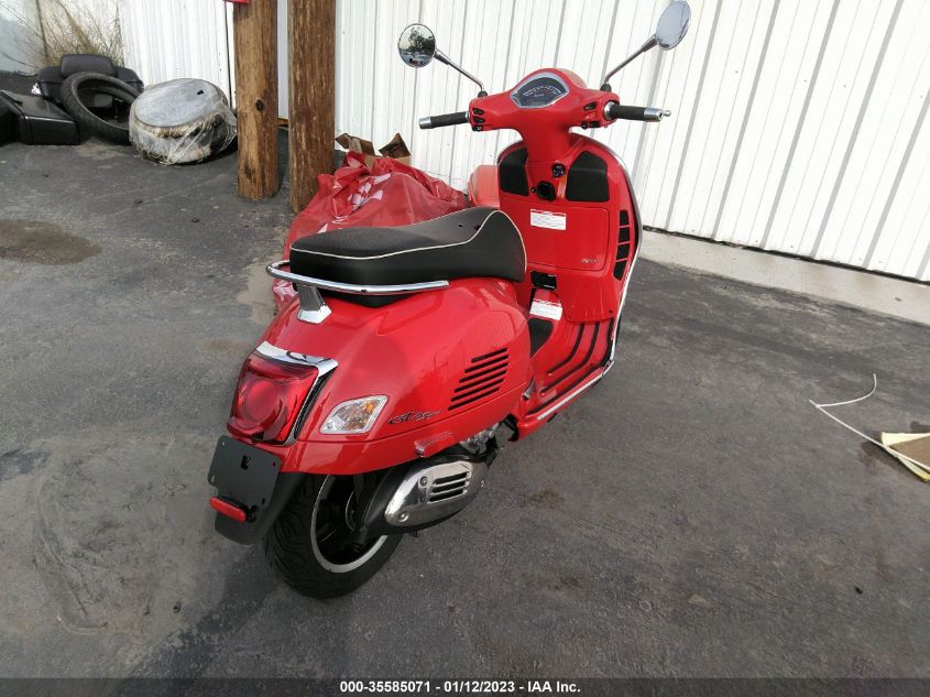 2022 VESPA GTS 300 SUPER ZAPMA39M6N5204025