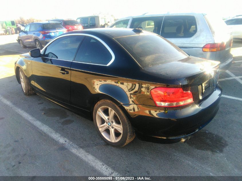 2013 BMW 1 SERIES 128I WBAUP7C57DVP25940