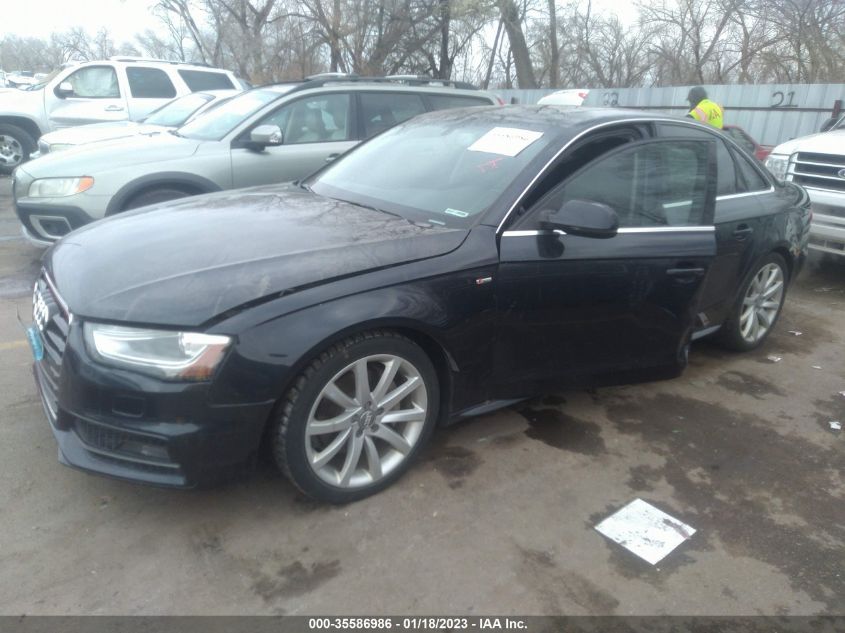 2014 AUDI A4 PREMIUM PLUS WAUFFAFL6EA085490