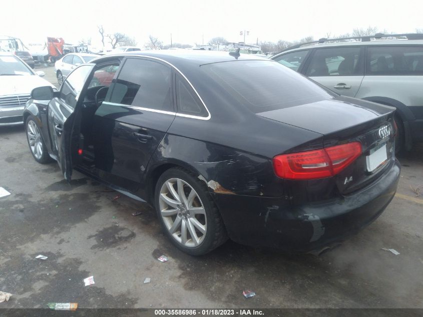 2014 AUDI A4 PREMIUM PLUS WAUFFAFL6EA085490