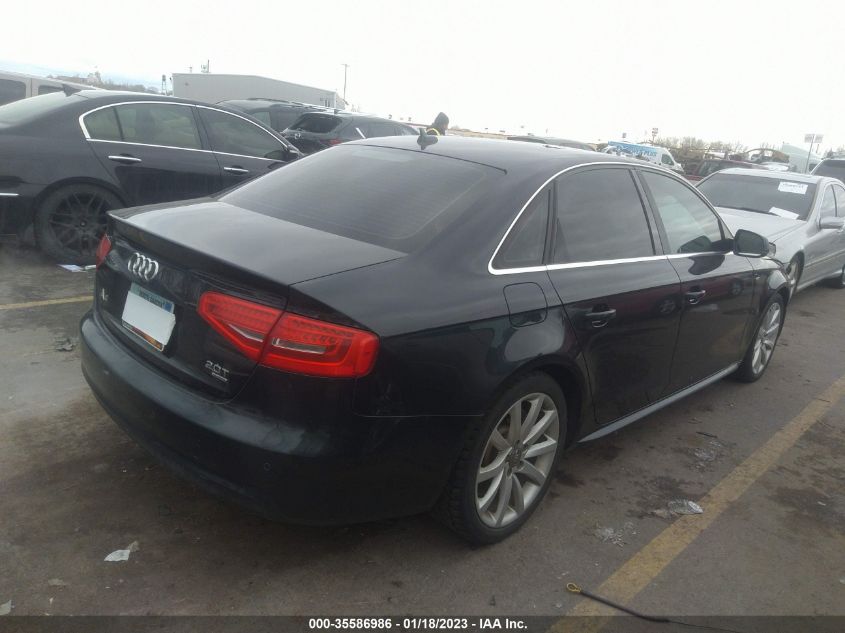 2014 AUDI A4 PREMIUM PLUS WAUFFAFL6EA085490