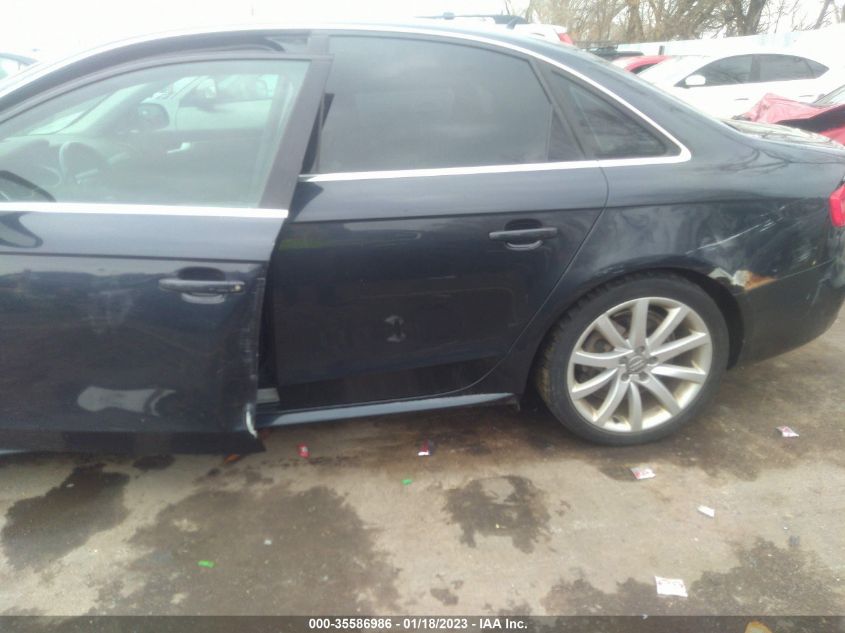 2014 AUDI A4 PREMIUM PLUS WAUFFAFL6EA085490