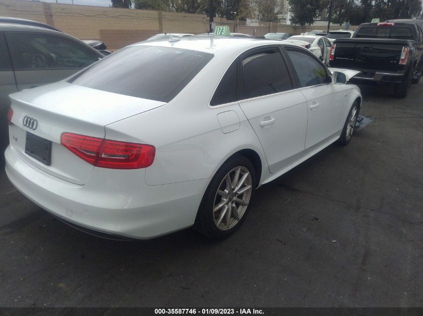 2015 AUDI A4 PREMIUM WAUAFAFL4FN039905