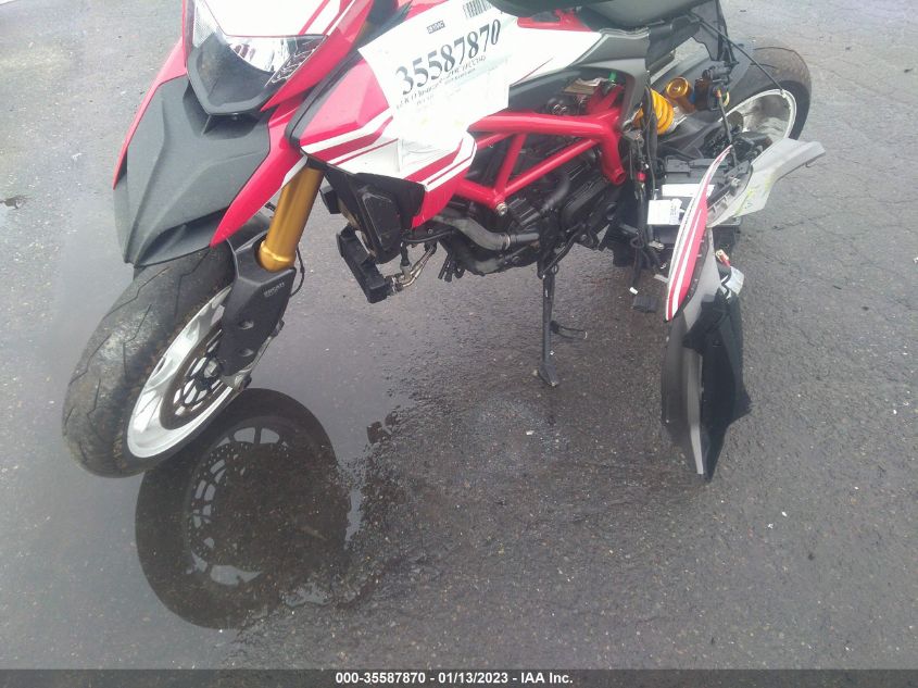 2018 DUCATI HYPERMOTARD 939 ZDM1YBJS6JB013483