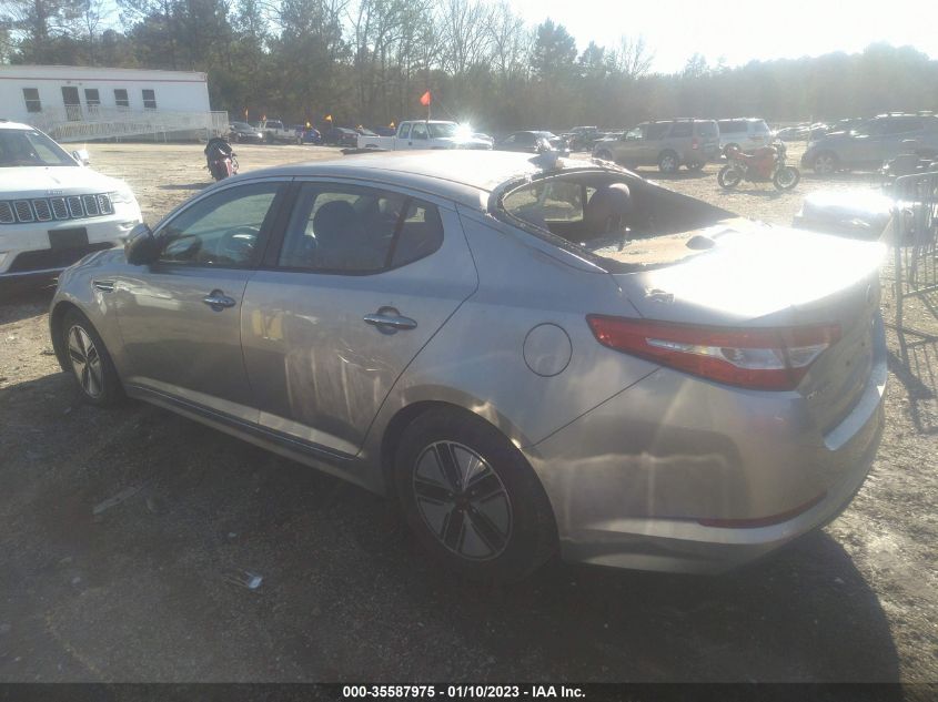2013 KIA OPTIMA HYBRID LX KNAGM4AD7D5043641