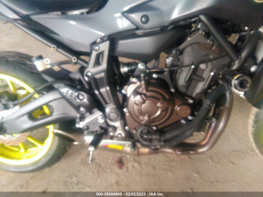 2016 YAMAHA FZ07 JYARM06E5GA007993