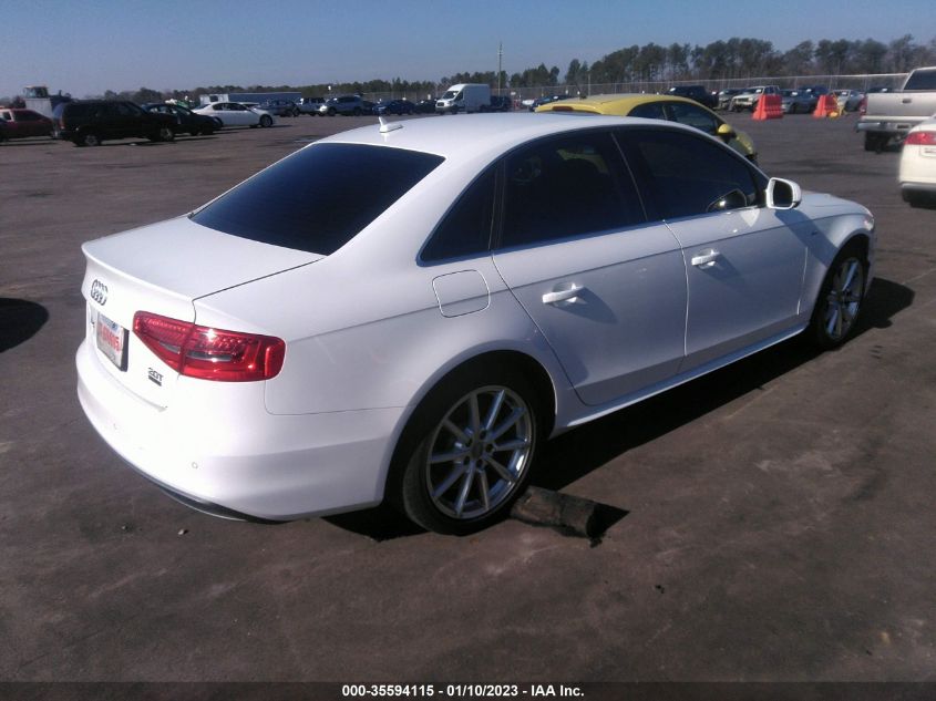 2015 AUDI A4 PREMIUM PLUS WAUFFAFL6FN030998