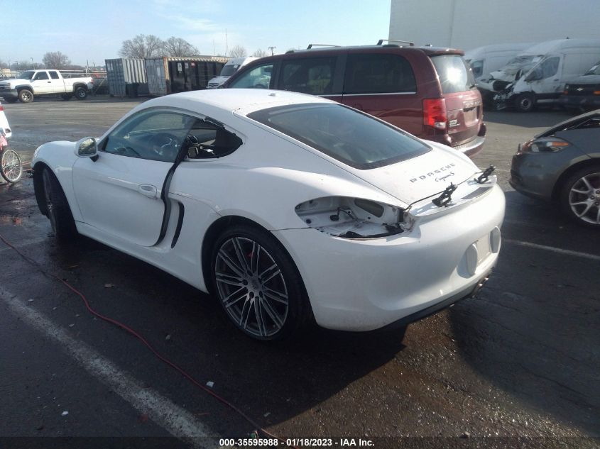 2015 PORSCHE CAYMAN S/GTS WP0AB2A84FK184418