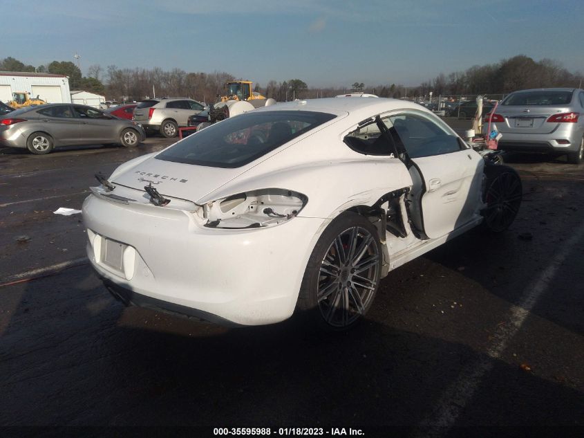 2015 PORSCHE CAYMAN S/GTS WP0AB2A84FK184418