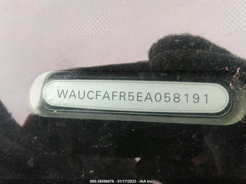 2014 AUDI A5 PREMIUM WAUCFAFR5EA058191