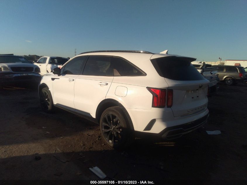 VIN 5XYRK4LF1MG059423 2021 KIA SORENTO no.3