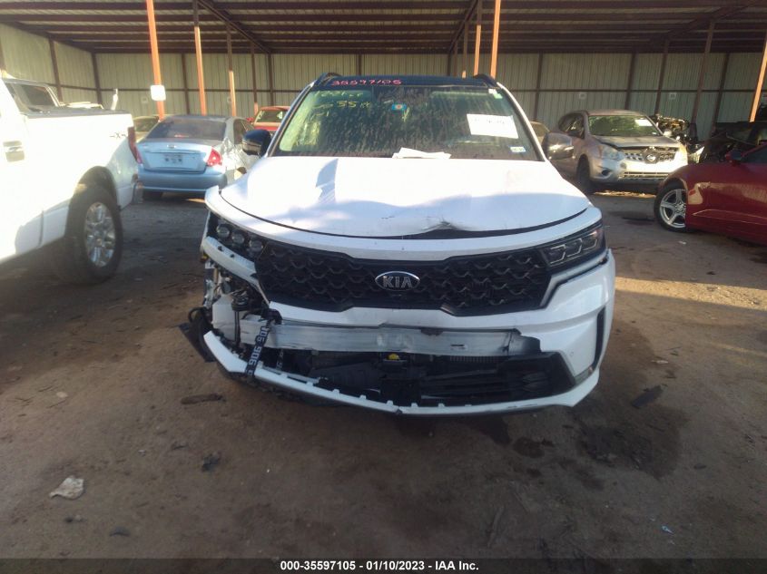 VIN 5XYRK4LF1MG059423 2021 KIA SORENTO no.6