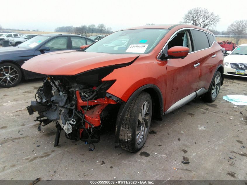 5N1AZ2CS6MC132490 Nissan Murano SL 2