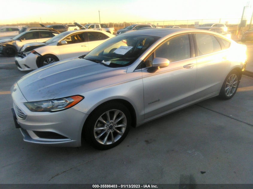 VIN 3FA6P0LU0HR223645 2017 FORD FUSION HYBRID SE