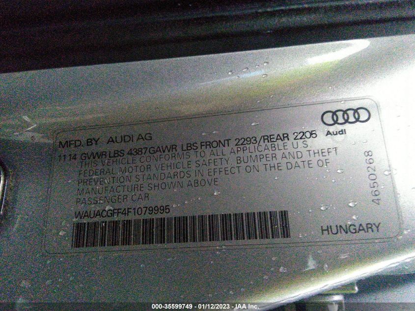 2015 AUDI A3 1.8T PREMIUM - WAUACGFF4F1079995