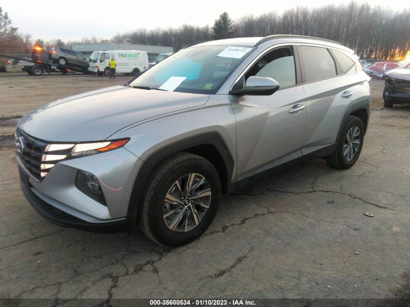 2022 HYUNDAI TUCSON HYBRID BLUE KM8JBCA12NU047601