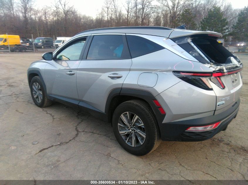 2022 HYUNDAI TUCSON HYBRID BLUE KM8JBCA12NU047601