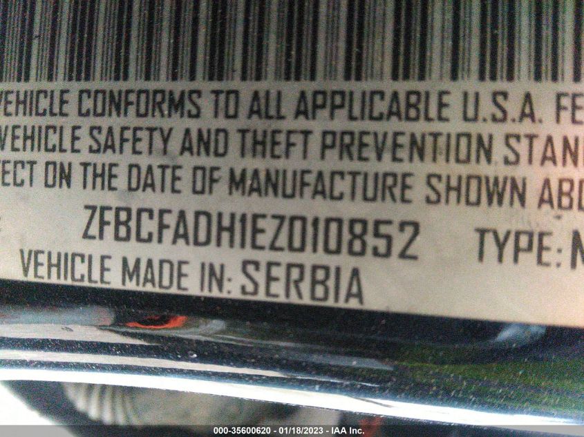 2014 FIAT 500L TREKKING ZFBCFADH1EZ010852