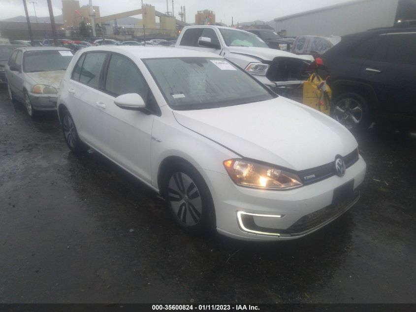 2016 VOLKSWAGEN E-GOLF SE - WVWKP7AU8GW904278