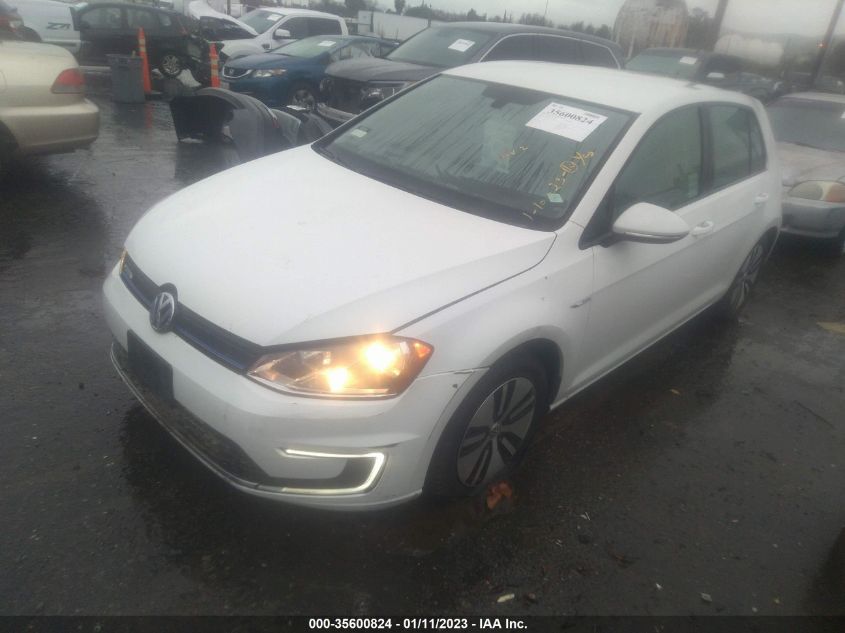 2016 VOLKSWAGEN E-GOLF SE - WVWKP7AU8GW904278