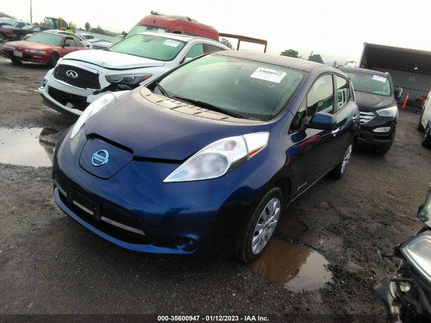2017 NISSAN LEAF S 1N4BZ0CPXHC306713