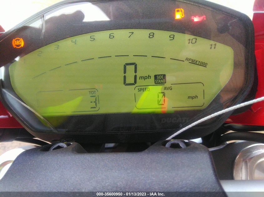 VIN ML0MADBM5LT003467 2020 DUCATI MONSTER 797+