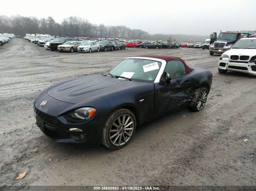 2018 FIAT 124 SPIDER LUSSO RED TOP EDITION JC1NFAEK4J0139406