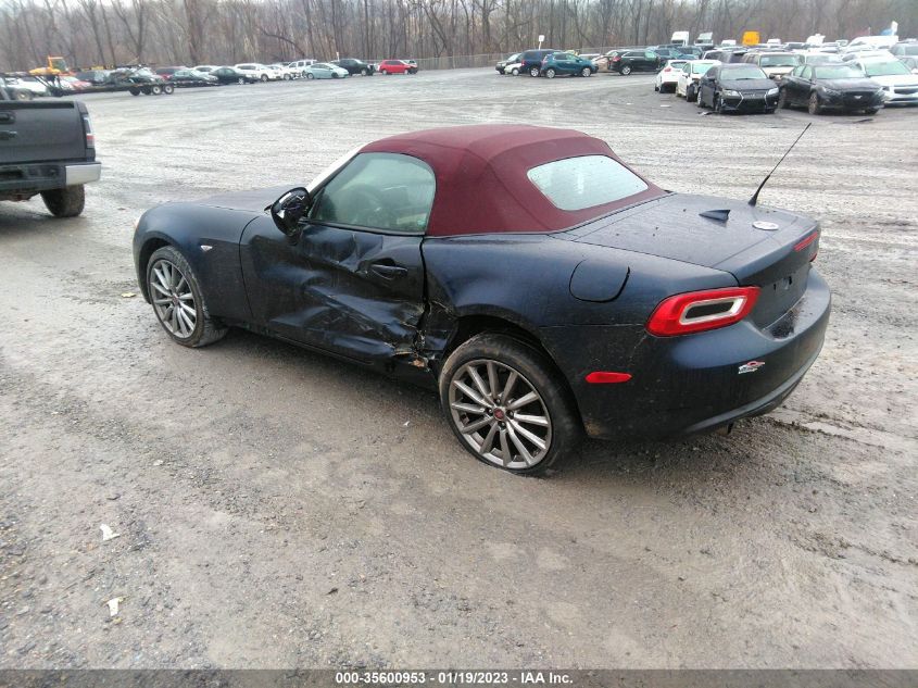 2018 FIAT 124 SPIDER LUSSO RED TOP EDITION JC1NFAEK4J0139406
