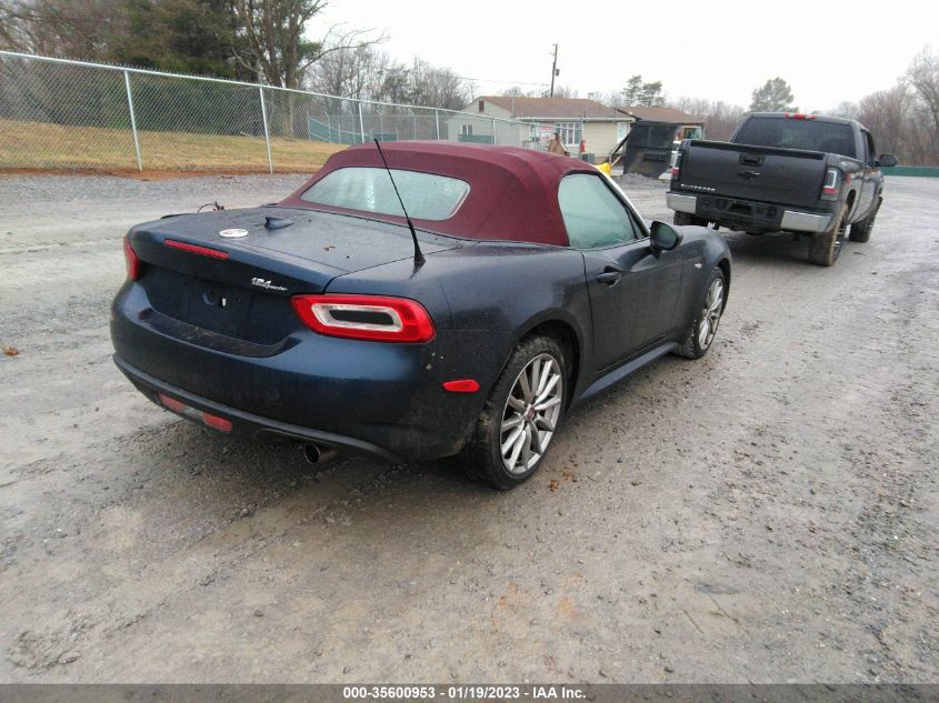 2018 FIAT 124 SPIDER LUSSO RED TOP EDITION JC1NFAEK4J0139406