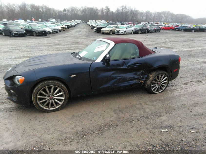 2018 FIAT 124 SPIDER LUSSO RED TOP EDITION JC1NFAEK4J0139406