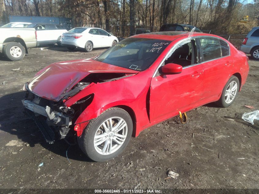 2013 INFINITI G37 SEDAN X JN1CV6AR3DM354045